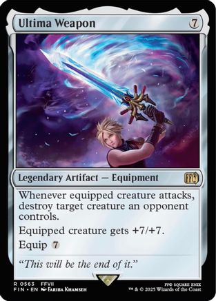 Ultima Weapon (FIN-563) - FINAL FANTASY Foil - Game Nerdz