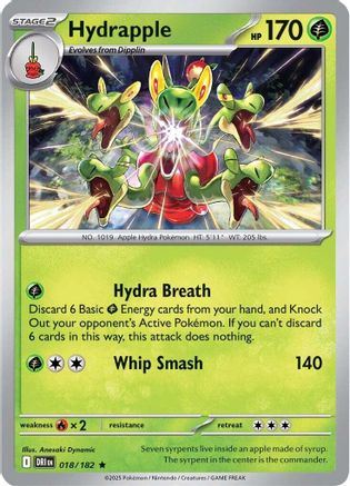 Hydrapple - 018/182 18 - SV10 Destined Rivals Reverse Holofoil - Game Nerdz