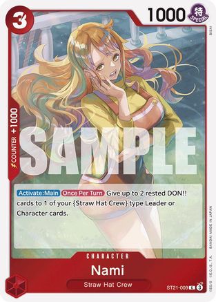 なるみページ Nami (ST21-009) Starter Deck EX: Gear 5 - Game Nerdz