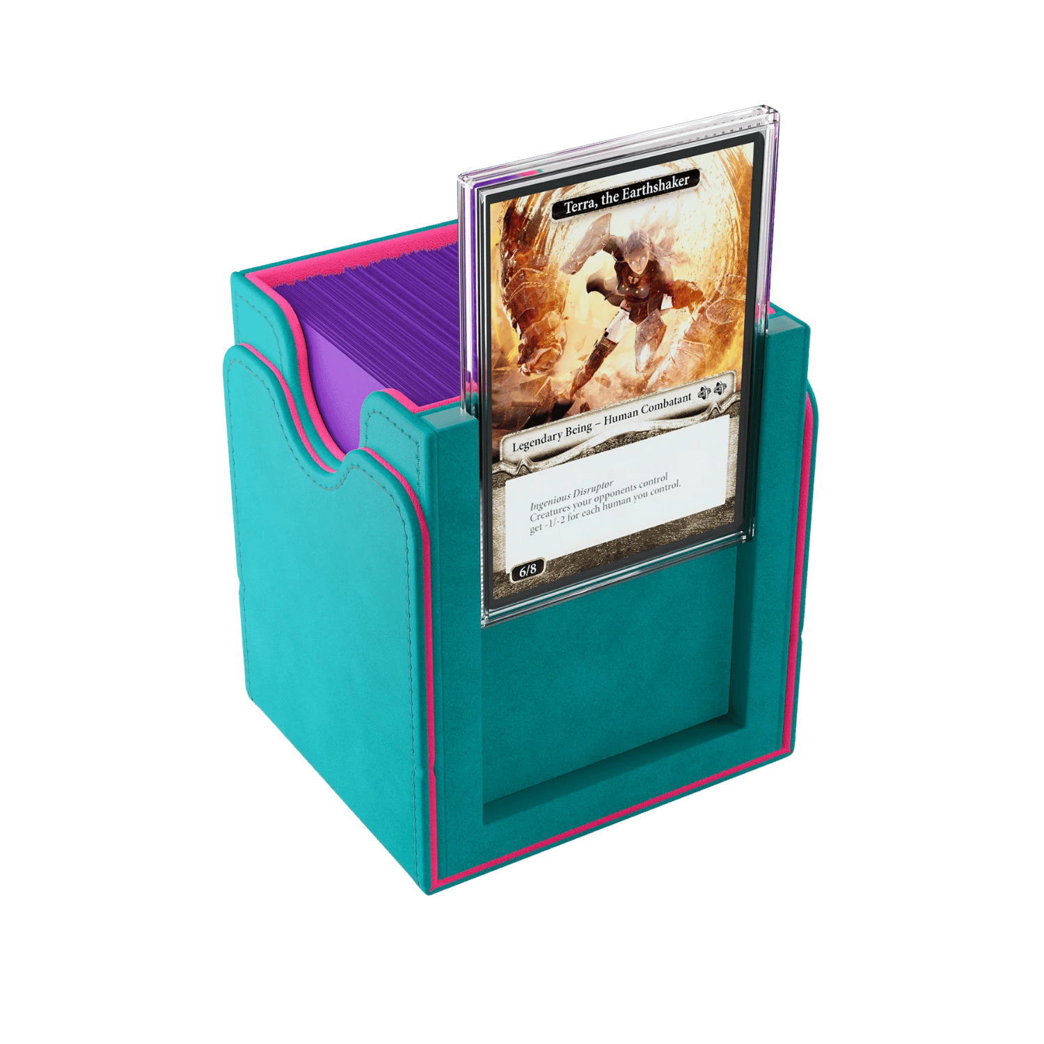 Deck Box Gamegenic Squire 100+ - Rosa Conversível Para Cards
