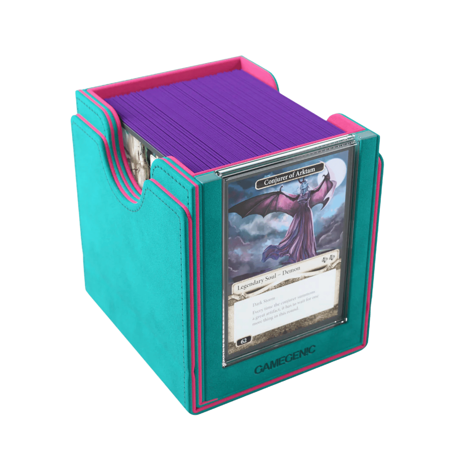Gamegenic Deck Box: Sidekick Pro 100+ XL Convertible (Teal/Pink