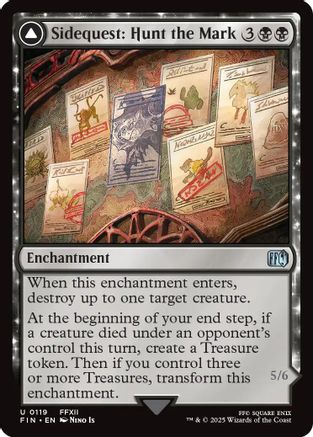 Sidequest: Hunt the Mark (FIN-119) - FINAL FANTASY Foil - Game Nerdz Sidequest: Hunt the Mark (FIN-119) - FINAL FANTASY Foil - Game Nerdz