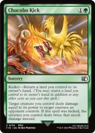 Chocobo Kick (FIN-178) - FINAL FANTASY Foil - Game Nerdz