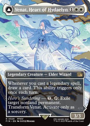 all borderless ff mtg cards FOIL] Aerith, Last Ancient (Borderless) (Chocobo Track Foil) you may discard your hand The Destined Thief (Borderless) •