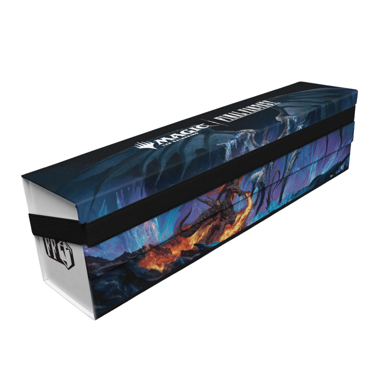 Ultra Pro: MTG Final Fantasy - Ifrit vs Bahamut - 500+ Flat Pack Storage Box - Game Nerdz Ultra Pro: MTG Final Fantasy - Ifrit vs Bahamut - 500+ Flat Pack Storage Box - Game Nerdz