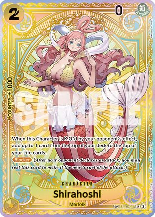 one piece card game shirahoshi Premium Booster Rare OP05-082 [Jolly Roger Foil] 057 PSA Authenticated 10 Card Shirahoshi (Premium Card Collection -BANDAI