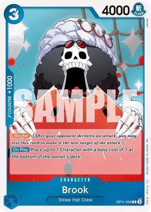Brook (OP11-056) A Fist of Divine Speed Foil - Game Nerdz