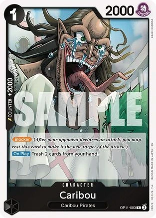 Caribou (OP11-083) A Fist of Divine Speed Foil - Game Nerdz