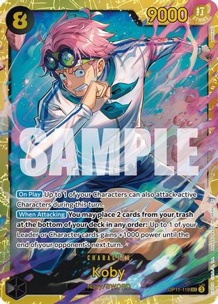 Koby (119) (OP11-119) A Fist of Divine Speed Foil - Game Nerdz