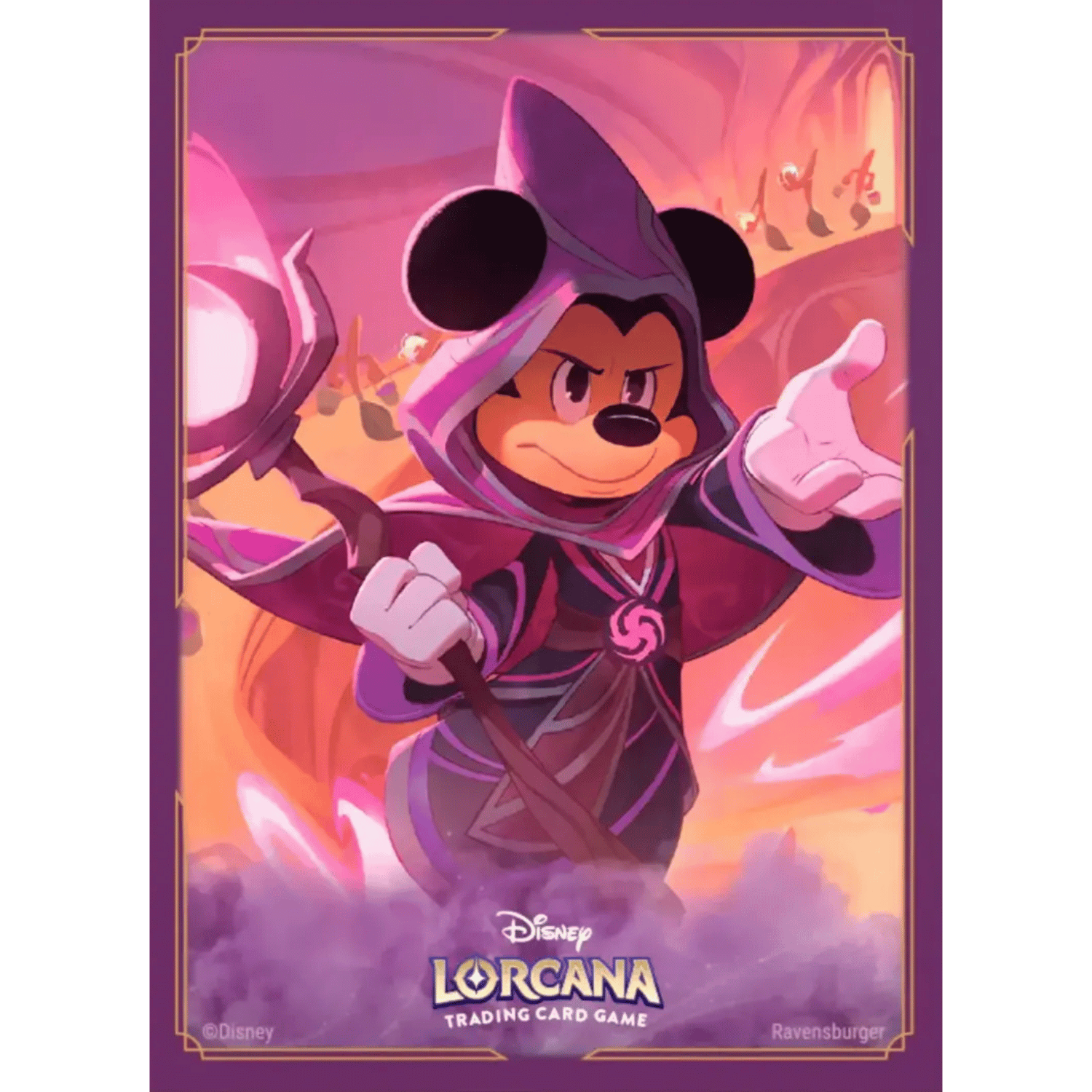 lorcana card back sleeves Lorcana: Reign of Jafar Card Sleeves Mickey Mouse
