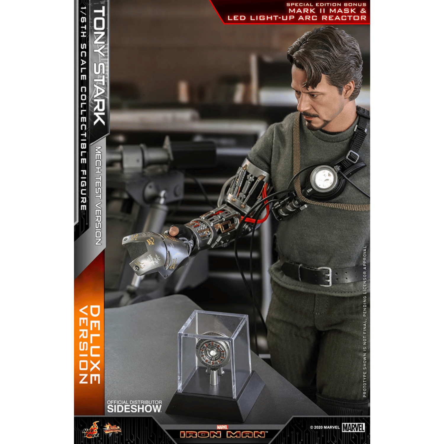 stark 1/6 Iron Man Tony Stark Mech Test Deluxe Version Figure Hot