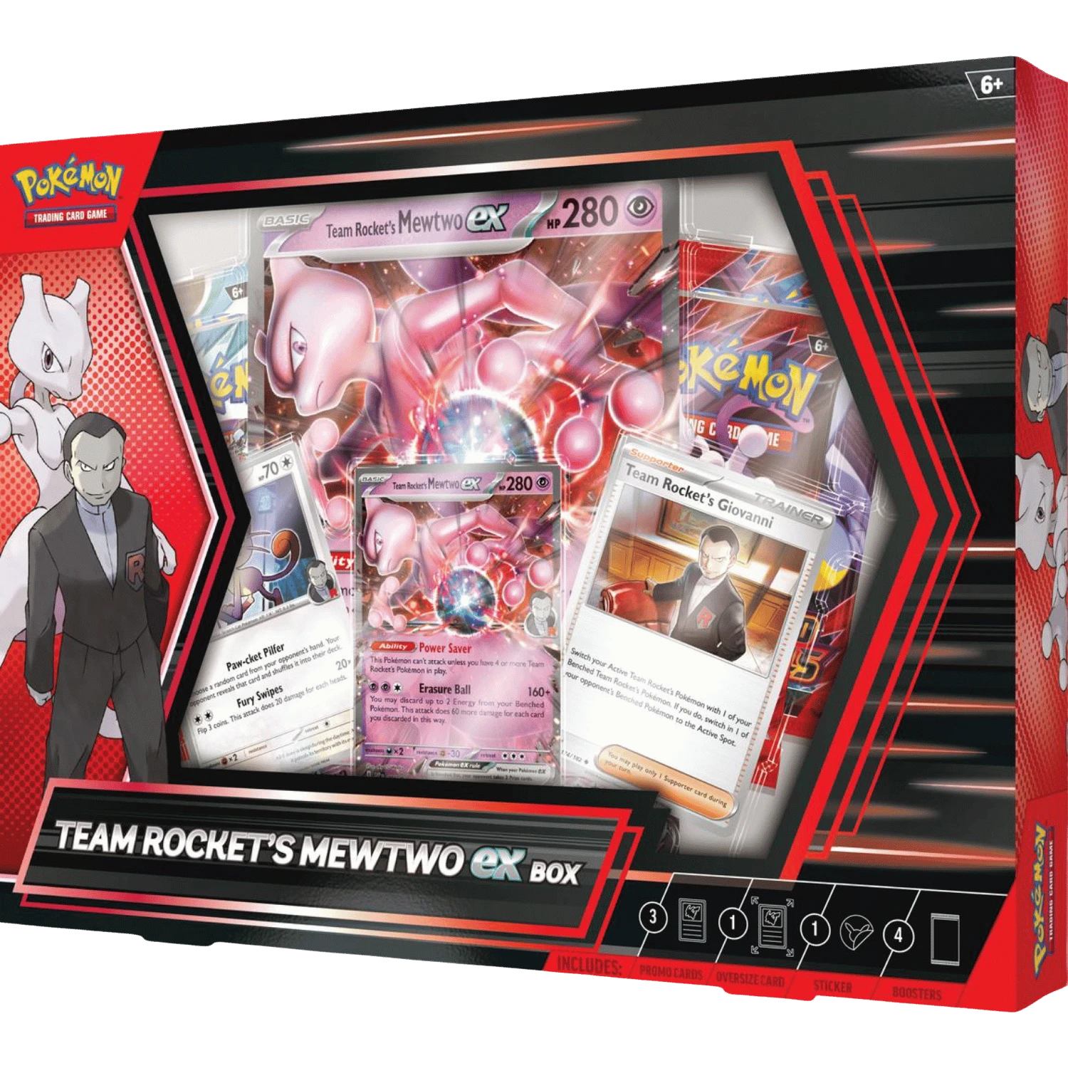 Pokemon: Team Rocket's Mewtwo ex Box - Game Nerdz