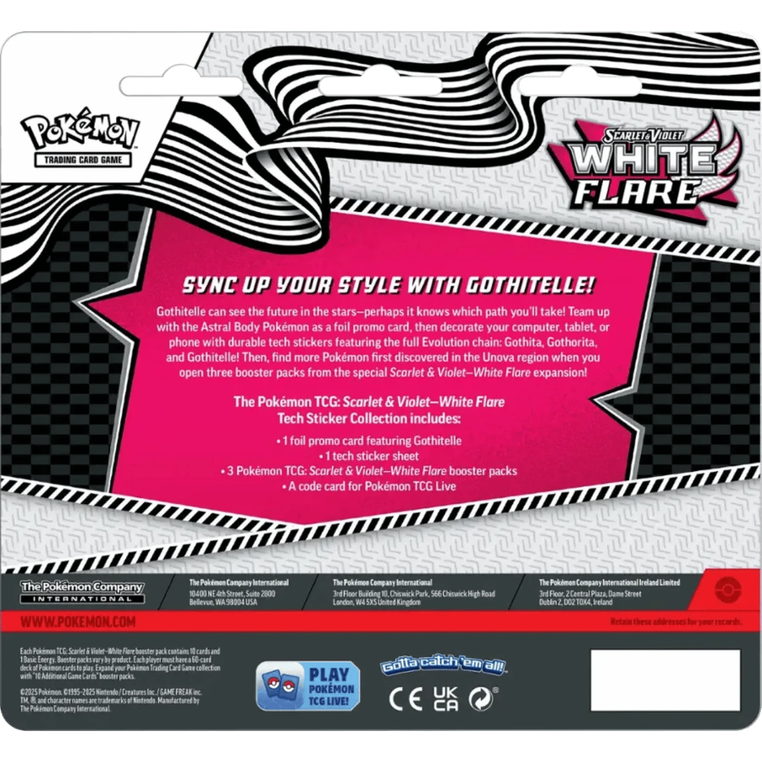 Pokemon Scarlet & Violet - White Flare Tech Sticker Collection Pokemon Scarlet & Violet - White Flare Tech Sticker Collection