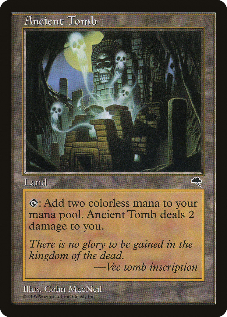 MTG Ancient Tomb 4枚 Ancient Tomb (TMP-315) - Tempest - Game Nerdz