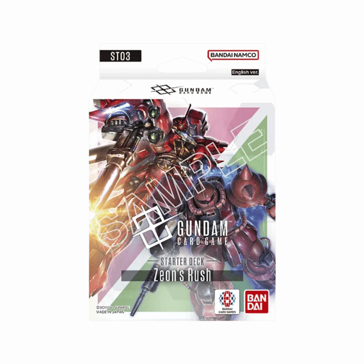 Gundam Card Game: Zeon's Rush - Starter Deck ST03 - Game Nerdz