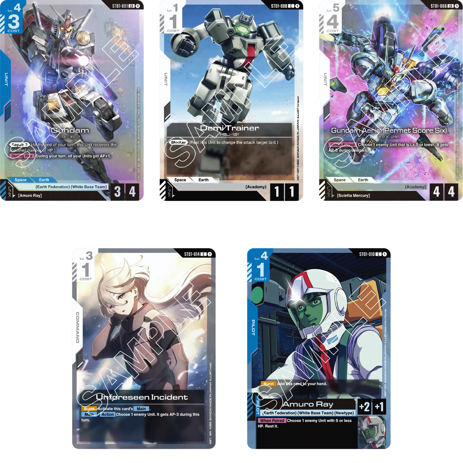 Gundam Card Game: Heroic Beginnings - Gundam Assemble Set