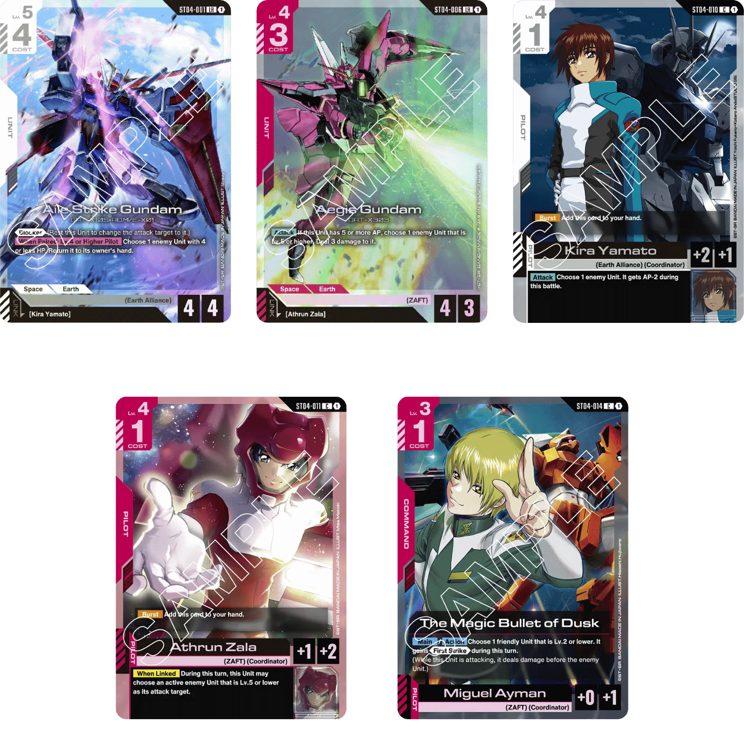 Gundam Card Game: Seed Strike - Gundam Assemble Set - Starter Deck