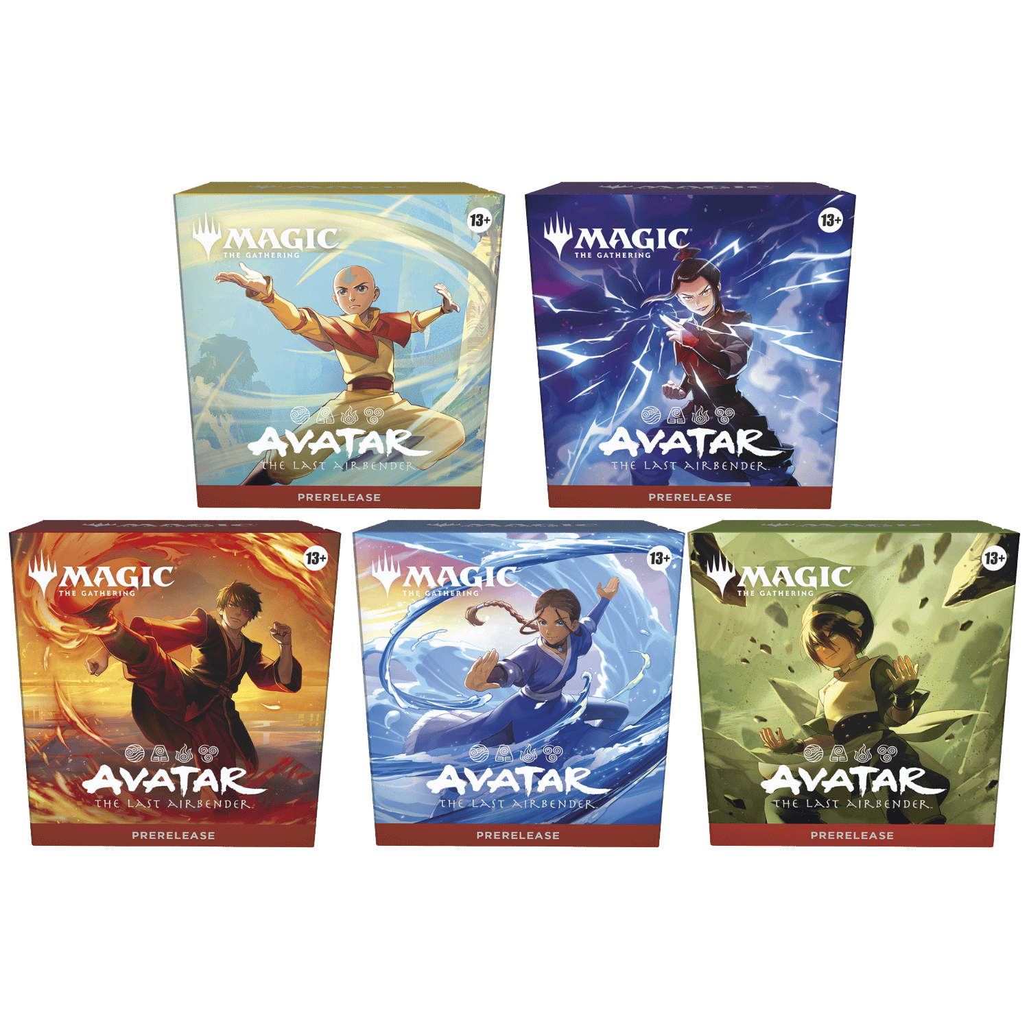 マジック：ザ・ギャザリング AVATAR プレリリース 5種セット Magic: The Gathering - Avatar: The Last Airbender - Prerelease