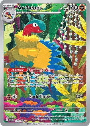 Archeops - 132/086 132 - SV White Flare Holofoil - Game Nerdz