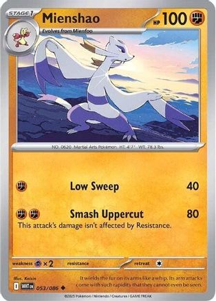 Mienshao 53 - SV White Flare - Game Nerdz