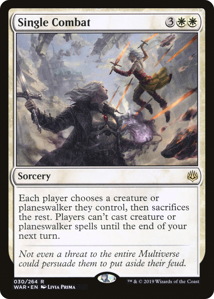 Single Combat (WAR-030) - War of the Spark Single Combat (WAR-030) - War of the Spark