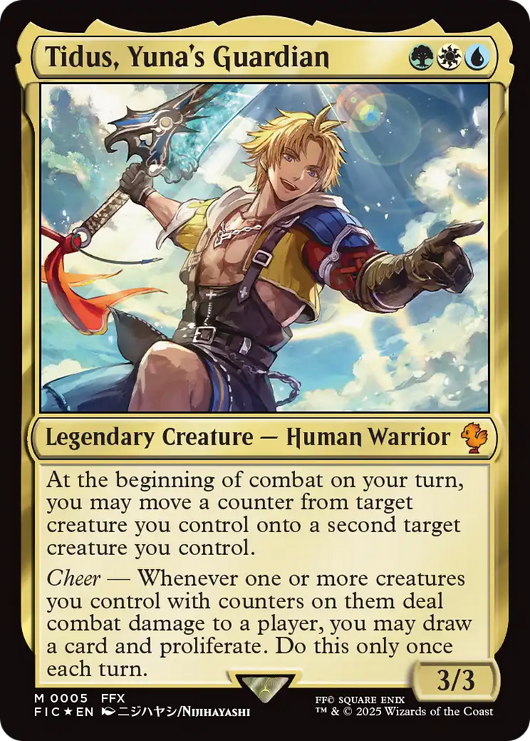 Tidus, Yuna's Guardian (FIC-005) - Commander: FINAL FANTASY - Game Nerdz Tidus, Yuna's Guardian (FIC-005) - Commander: FINAL FANTASY - Game Nerdz