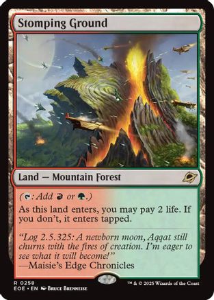 Stomping Ground (EOE-258) - Edge of Eternities Foil - Game Nerdz