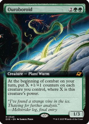 MTG EOE ウロボロイド/Ouroboroid 拡張アート 英語 2枚 Ouroboroid (Extended Art) (EOE-345) - Edge of Eternities Foil