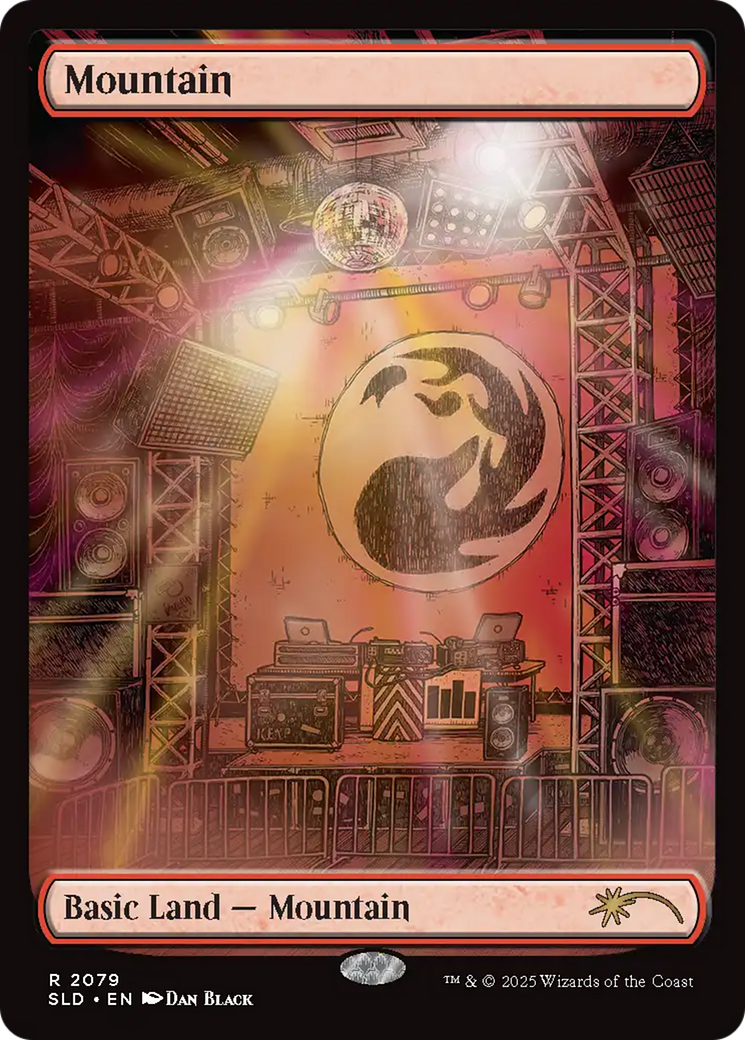 Mountain (SLD-2079) - Secret Lair Drop (Borderless) - Game Nerdz