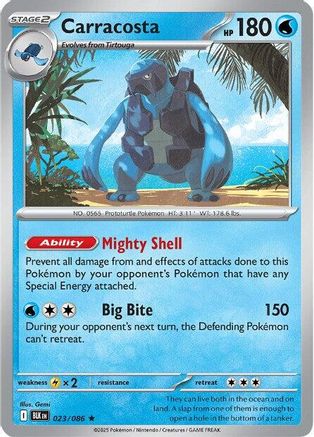 Carracosta 23 - SV Black Bolt Holofoil - Game Nerdz