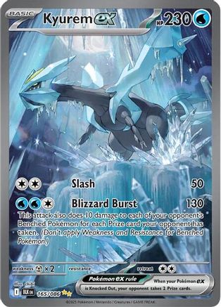 Kyurem ex - 165/086 165 - SV Black Bolt Holofoil - Game Nerdz