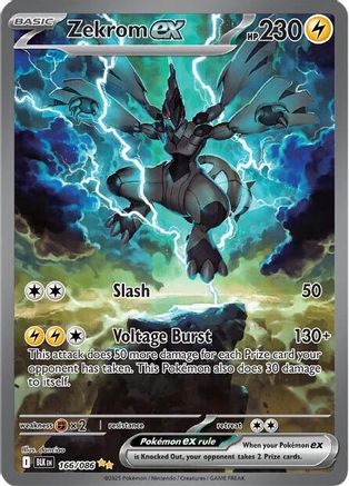 Zekrom ex - 166/086 166 - SV Black Bolt Holofoil - Game Nerdz