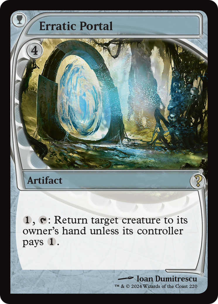 Erratic Portal (MB2-220) - Mystery Booster 2 Foil - Game Nerdz Erratic Portal (MB2-220) - Mystery Booster 2 Foil - Game Nerdz
