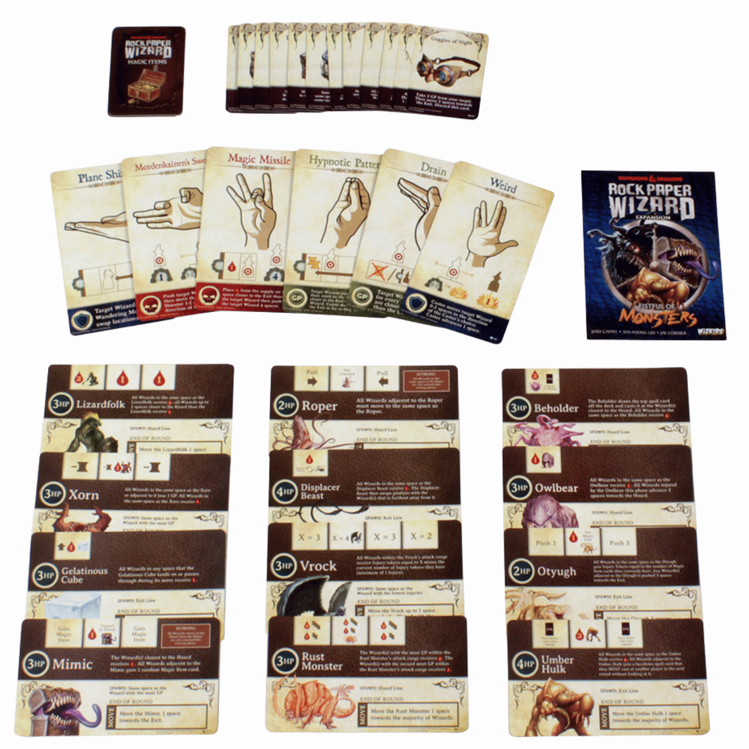 Dungeons & Dragons: Rock Paper Wizard - Fistful of Monsters
