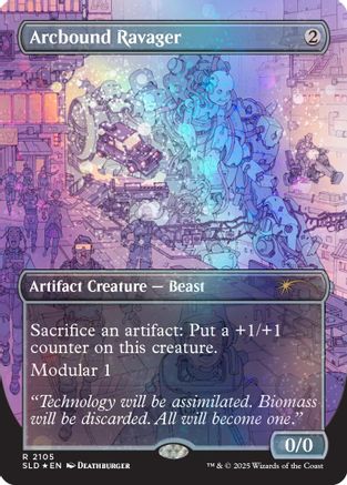 Arcbound Ravager (2105) (Galaxy Foil) (SLD-2105) - Secret Lair