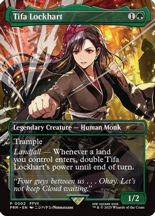 Tifa Lockhart (Borderless) (MFP-002) - MagicFest Cards - Game Nerdz