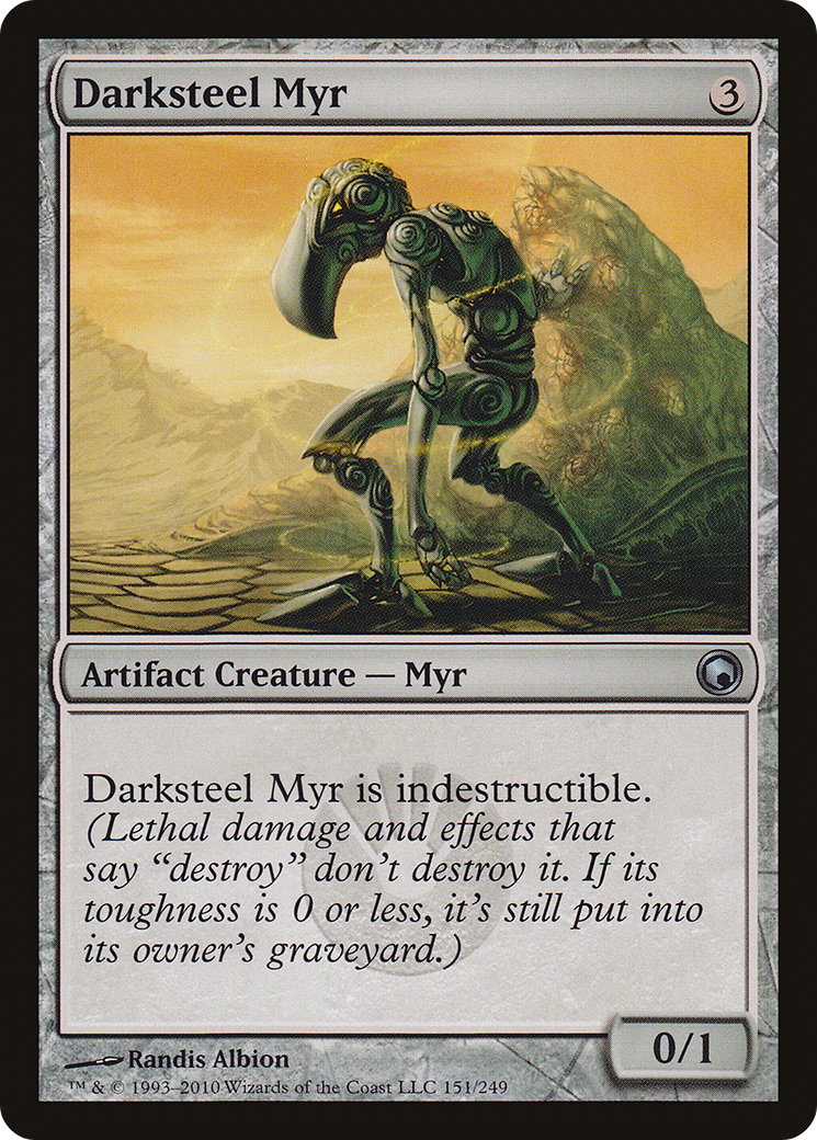 Darksteel Myr (SOM-151) - Scars of Mirrodin Darksteel Myr (SOM-151) - Scars of Mirrodin