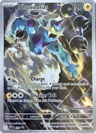 Thundurus - 209 (Pokemon Center Exclusive) 209 - SV Scarlet Violet