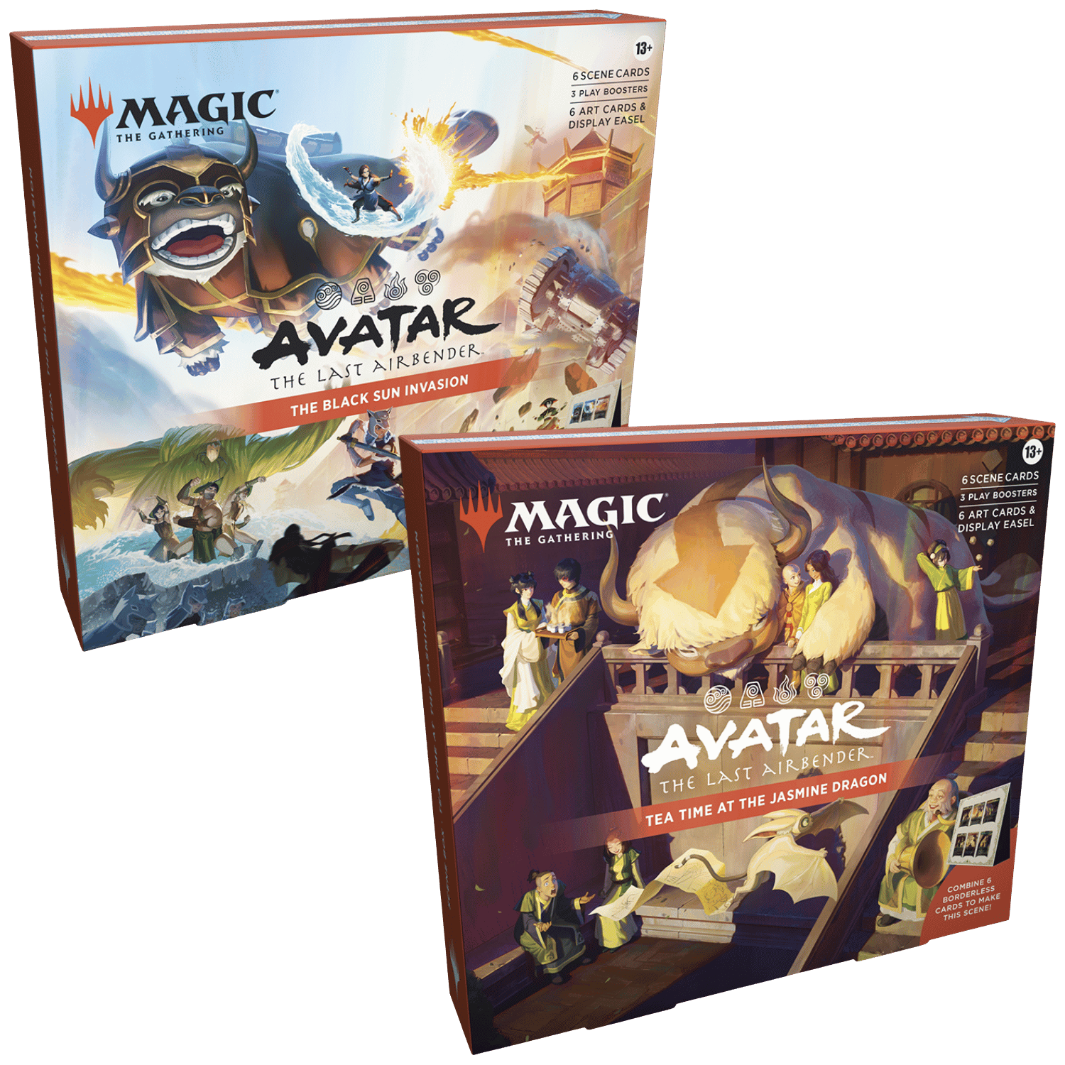 mtg avatar the last airbender scene box cards Avatar:  Tea Time at the Jasmine Dragon 2025 Language Magic: The Gathering - Avatar:
