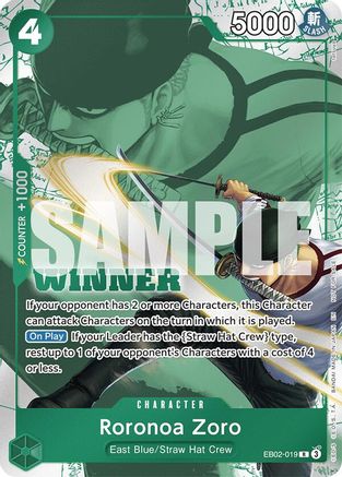 Roronoa Zoro (Winner Pack 2025 Vol. 3) (EB02-019) One Piece