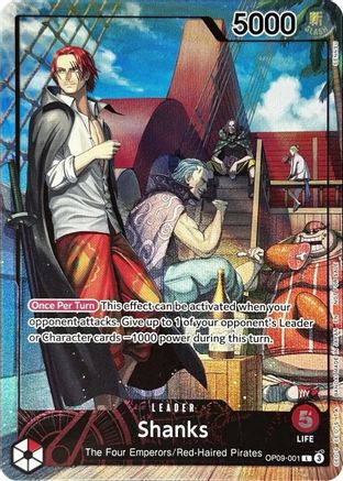 Shanks (2025 PSA Magazine Promo) (OP09-001) One Piece Promotion