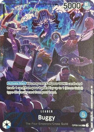 Buggy (English Version 2nd Anniversary Set) (OP09-042) One Piece Promotion Cards Foil - Game Nerdz Buggy (English Version 2nd Anniversary Set) (OP09-042) One Piece Promotion Cards Foil - Game Nerdz