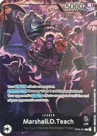 Marshall.D.Teach (English Version 2nd Anniversary Set) (OP09-081