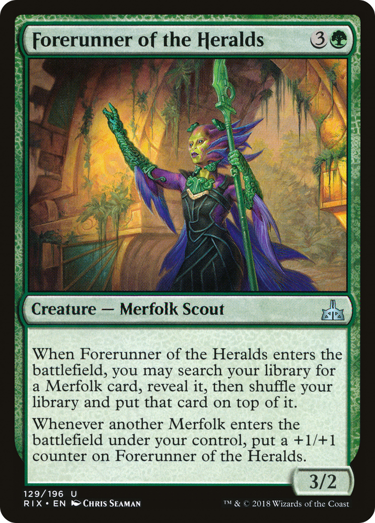 Forerunner of the Heralds (RIX-129) - Rivals of Ixalan Foil - Game Nerdz