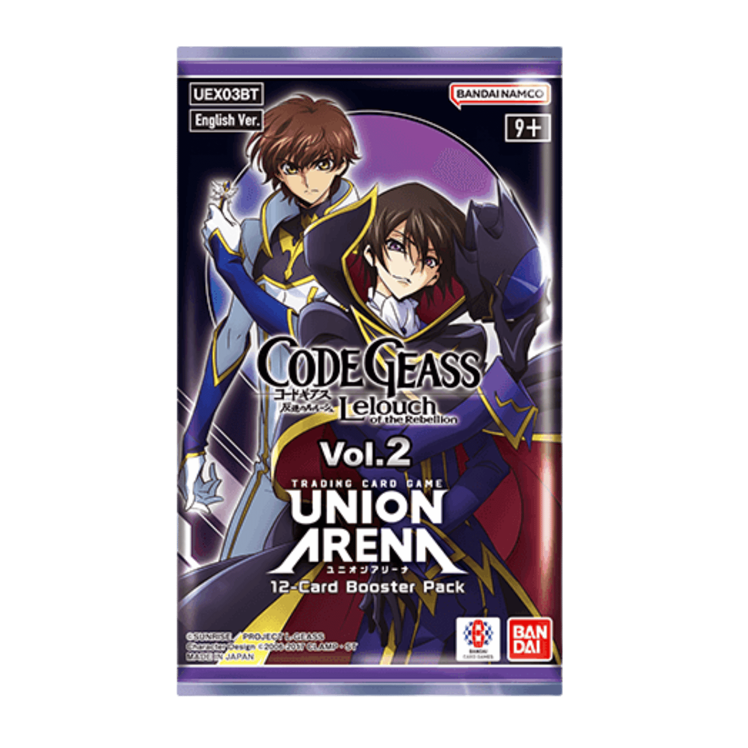 Union Arena: Code Geass - Lelouch of the Rebellion Vol. 2