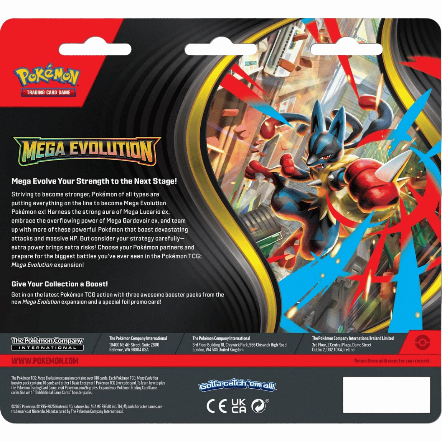 Pokemon: Mega Evolution - Three-Booster Blister Pack (Set of 2