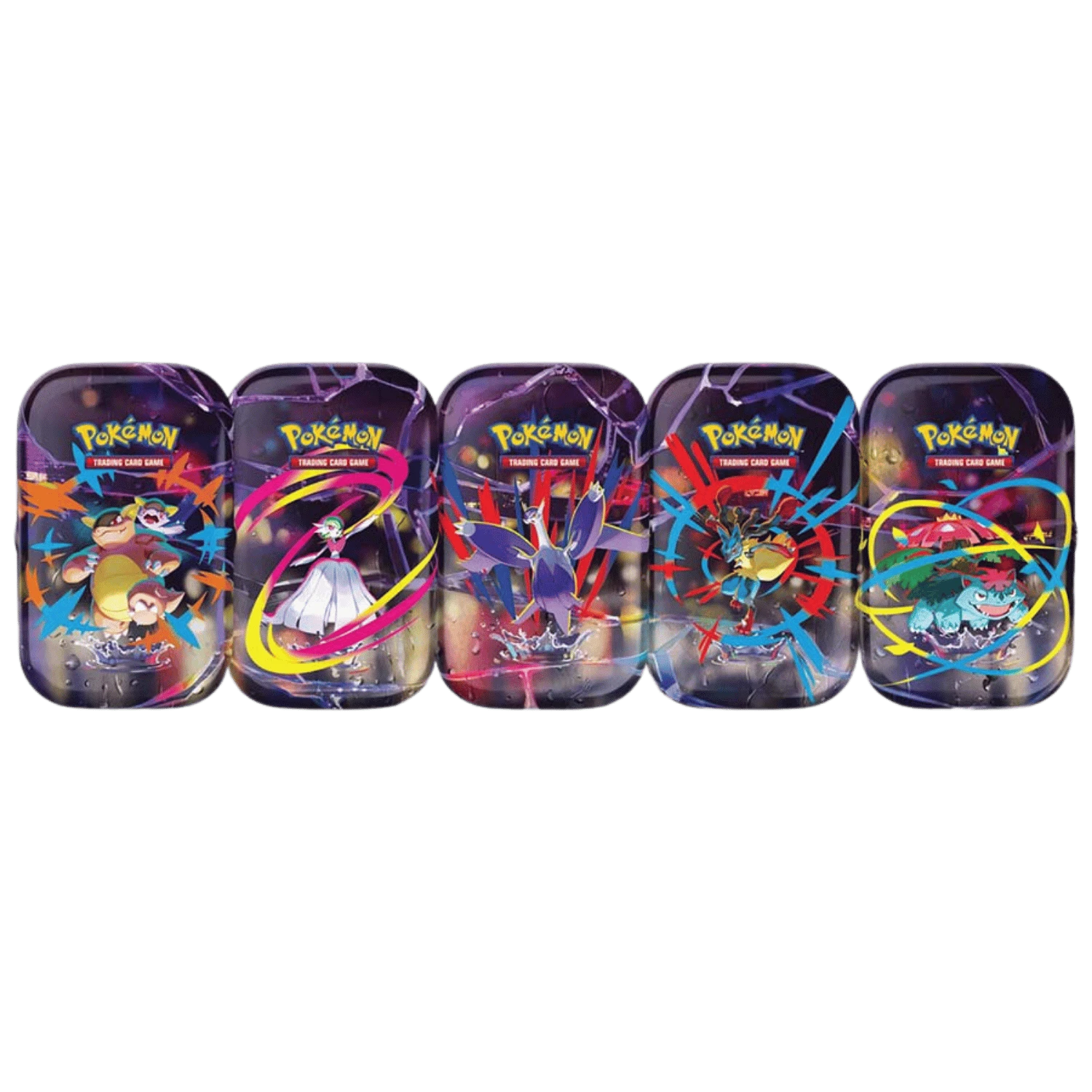pokemon trading card game mini tin Pokémon Trading Card Game Variety Treasure Collection Mini Tins [Simpl –  Calipokehouse main image 0