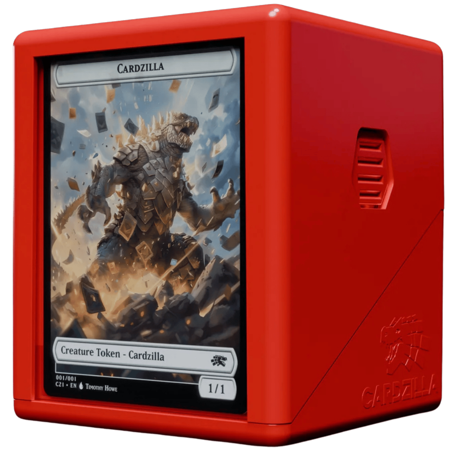 Cardzilla Deck Box: The Showcase 100+ (Red) - Game Nerdz