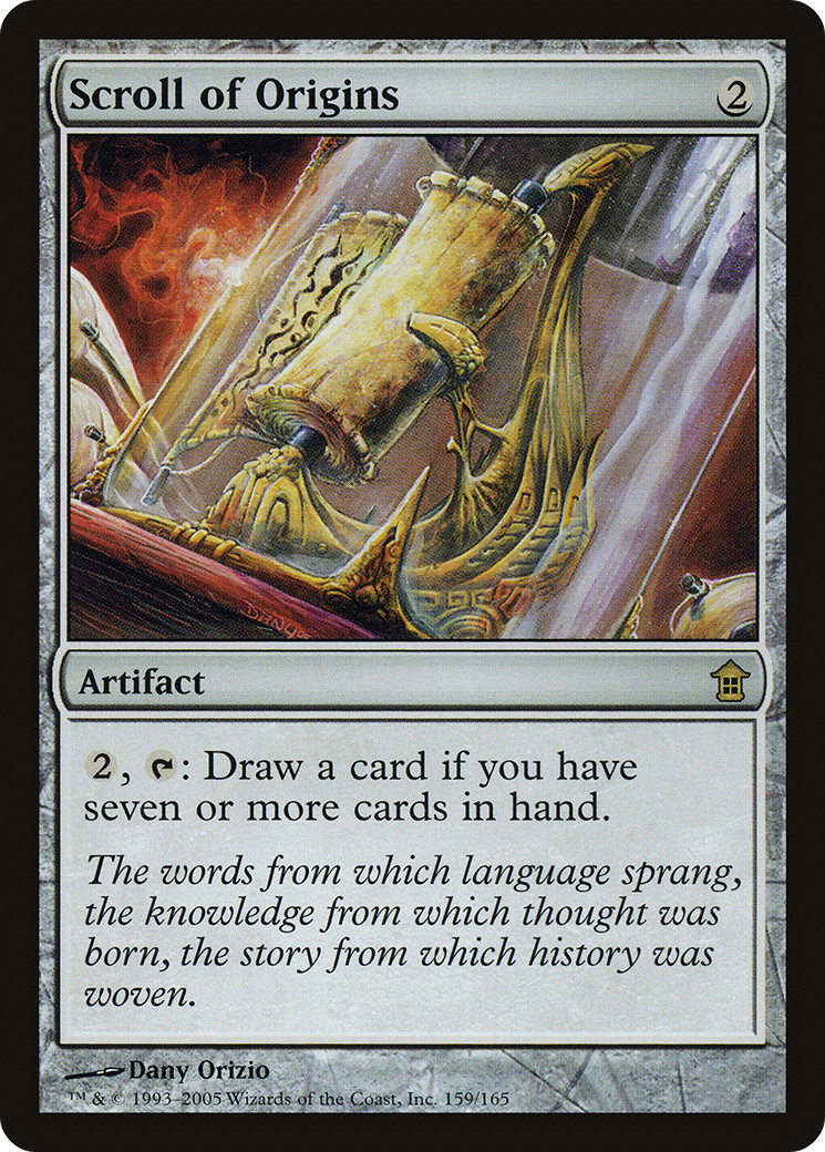Scroll of Origins (SOK-159) - Saviors of Kamigawa Foil - Game Nerdz