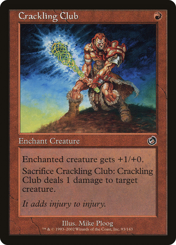 Crackling Club (TOR-093) - Torment Foil - Game Nerdz Crackling Club (TOR-093) - Torment Foil - Game Nerdz